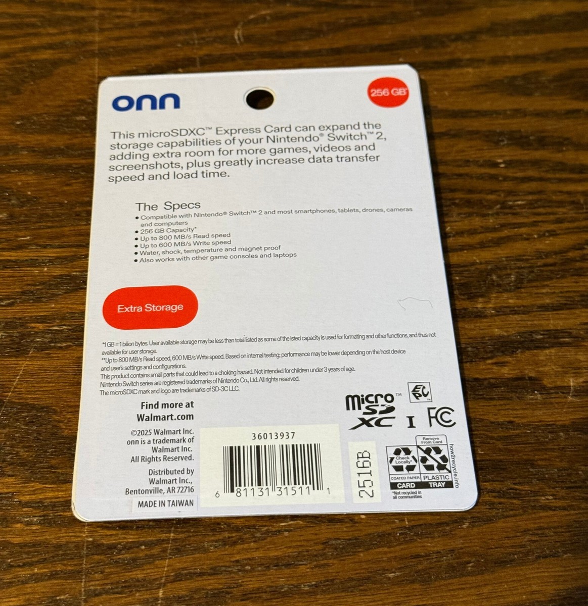 Onn 256GB microSD microSDXC Express Card - Compatible w