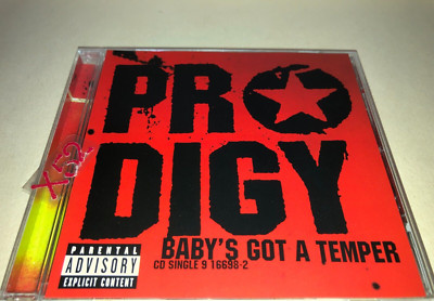 The Prodigy CD hit single Babys Got A Temper 2 track Liam Howlett Keith Flint