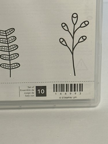 Pre-Used Stampin’ Up! Sale-A-Bration “Pick a Pumpkin” Set of 10 Cling Stamp Set - Picture 2 of 5