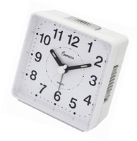 Impecca Wat2810w Travel Alarm Clock Sweep Movement White Impecca Wat2810w Travel Alarm Clock Sweep Movement White