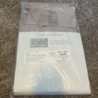 Vtg JCPenney Home Moire Box Pleat Shower Curtain Valance Driftwood 110” X 18”