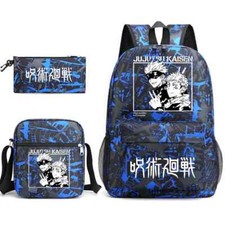 Jujutsu- Kaisen backpack school bag shoulder bag pencil case set kids gift