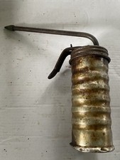 Vintage Metal Eagle Hand Oil Pump Oiler Can Made In Usa