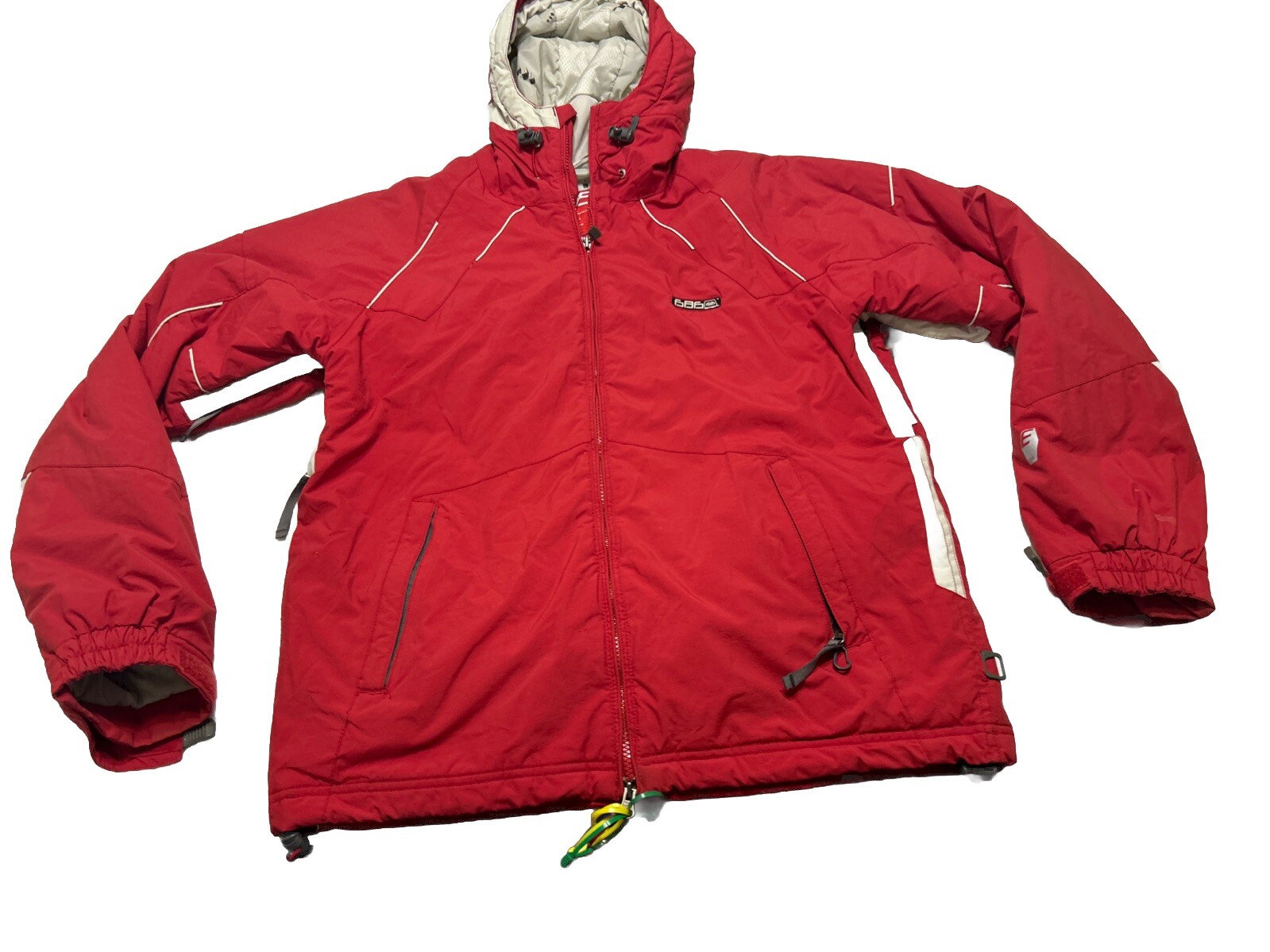 686 Archetype Mens Small Red Vintage Y2K Snowboard Ski Jacket Full Zip