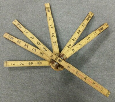 Lufkin Rigid 72 Inch Ruler Vintage Lufkin Extension Rule 72