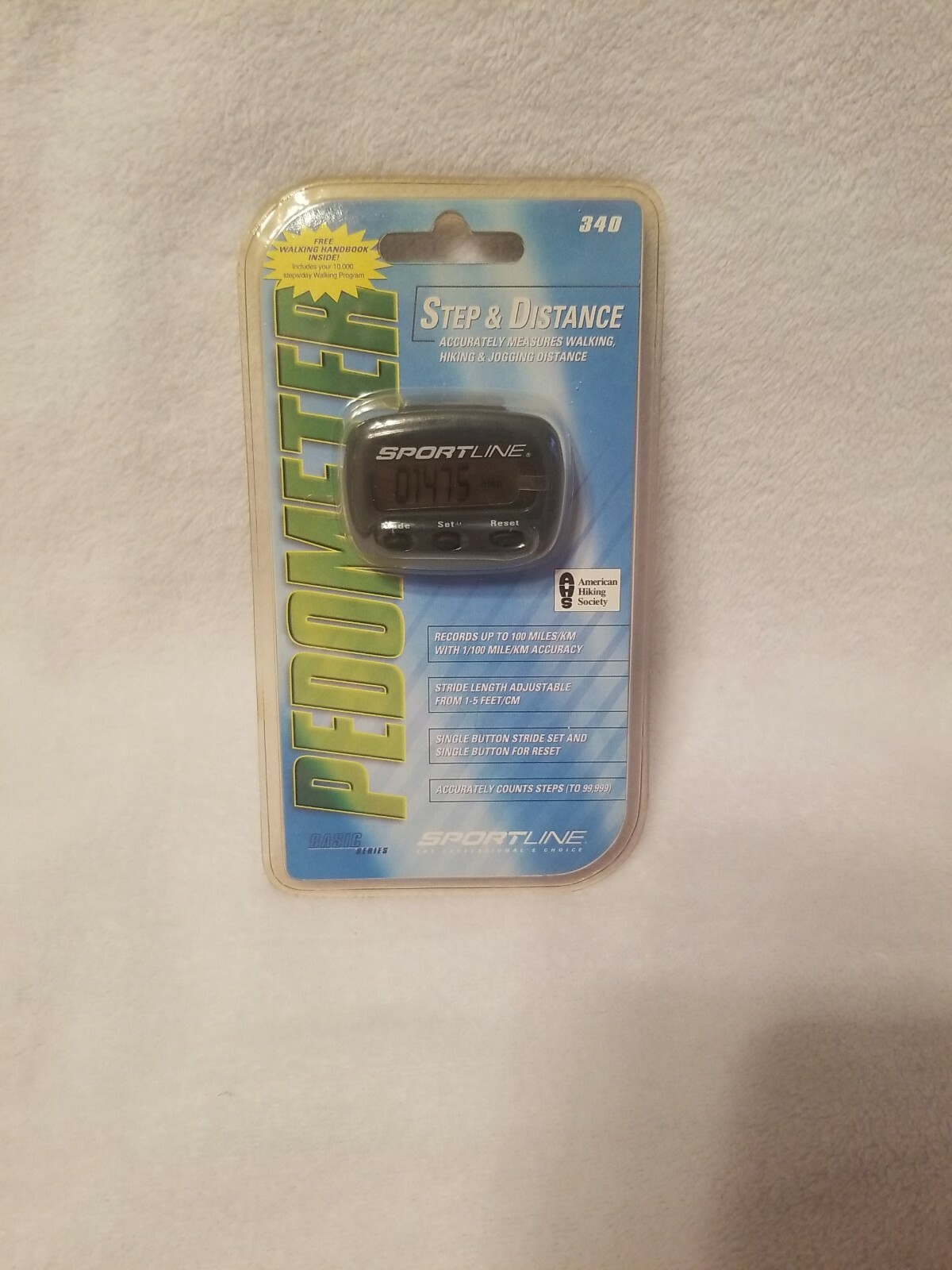 Sportline Pedometer 340 Series Step & Distance for sale online eBay