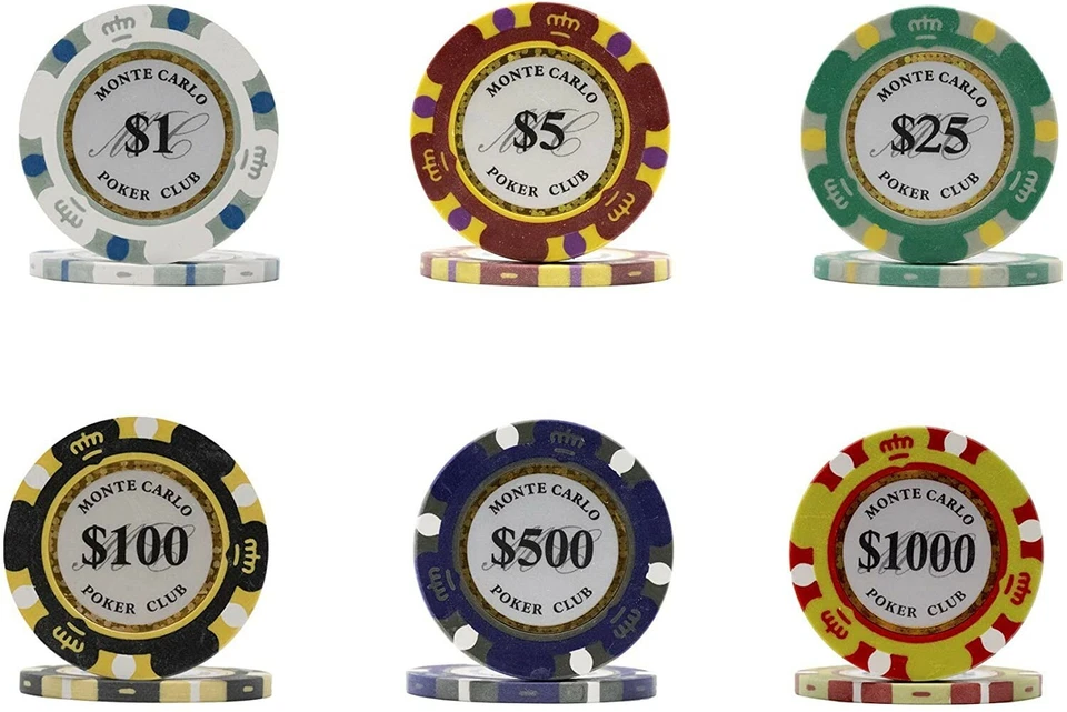 DA VINCI Monte Carlo Poker Club Poker Chip Set (500 chips) - Image 4 of 4