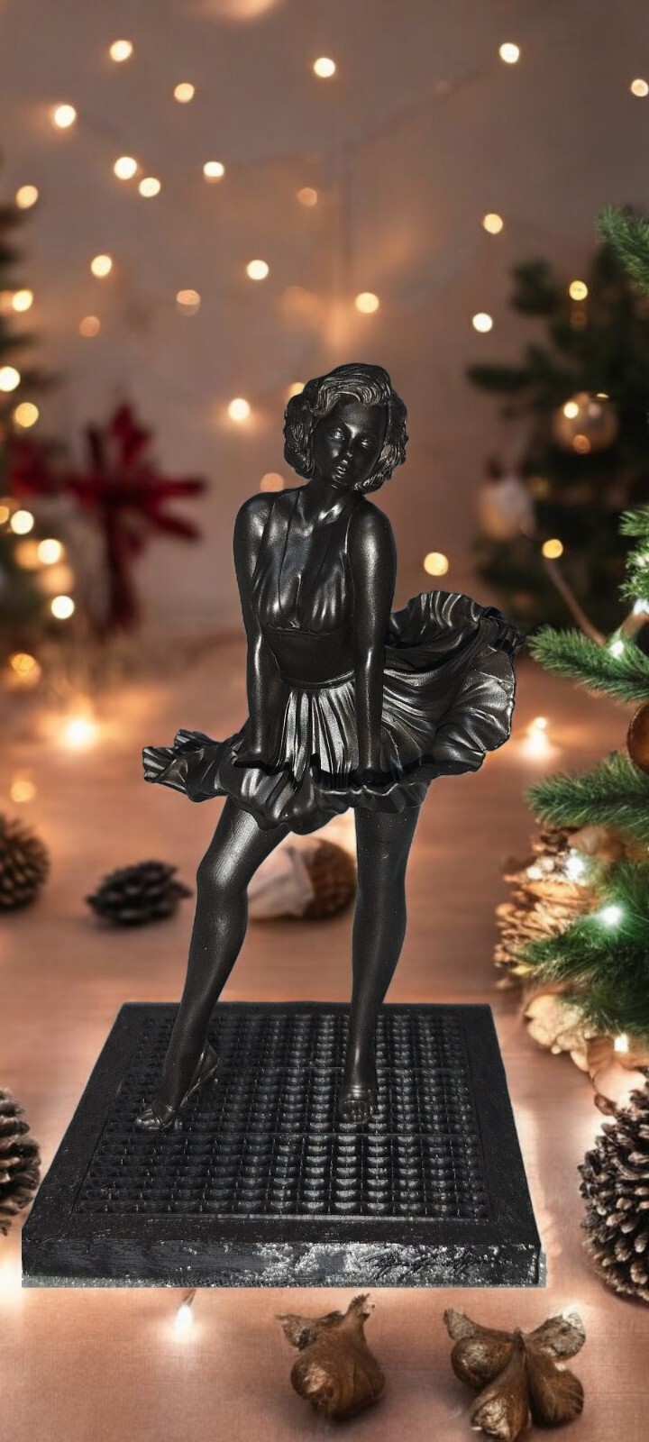 Figurine Marilyn Monroe de collection statue de luxe peinte à la main