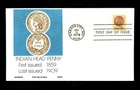 US FDC #1734 Jackson Smith 1978 Kansas City MO Indian Head Cent Penny Coin
