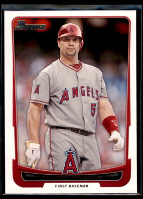 2012 Bowman Albert Pujols 49 Los Angeles Angels Ebay 