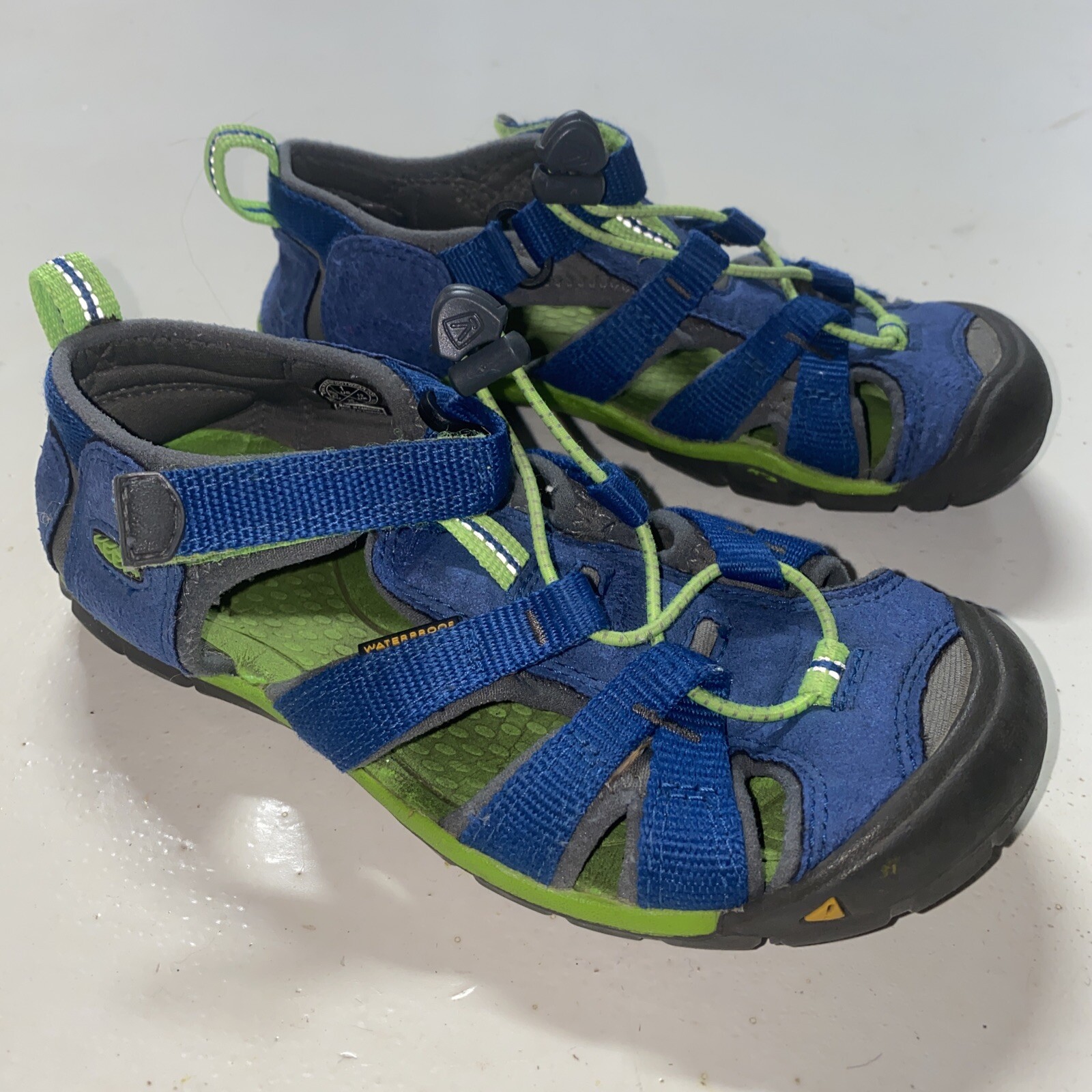 Sandalo Keen Newport H2 blu acqua escursionismo outdoor bambini giovani taglia 1 EU 32 33