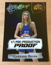 2024 Women of Sport CAMERON BRINK Her Story Black Prism RC #1/1 Sparks STANFORD