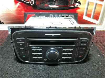 2008 FORD FOCUS 5DR 6000 CD RADIO AUX PLAYER HEAD UNIT 7M5F18C844GAC (NO CODE)