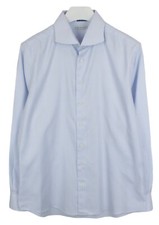SUITSUPPLY Try On Extra Slim Fit Formal Shirt Men's 44 / 17 1/2 Button Cutaway