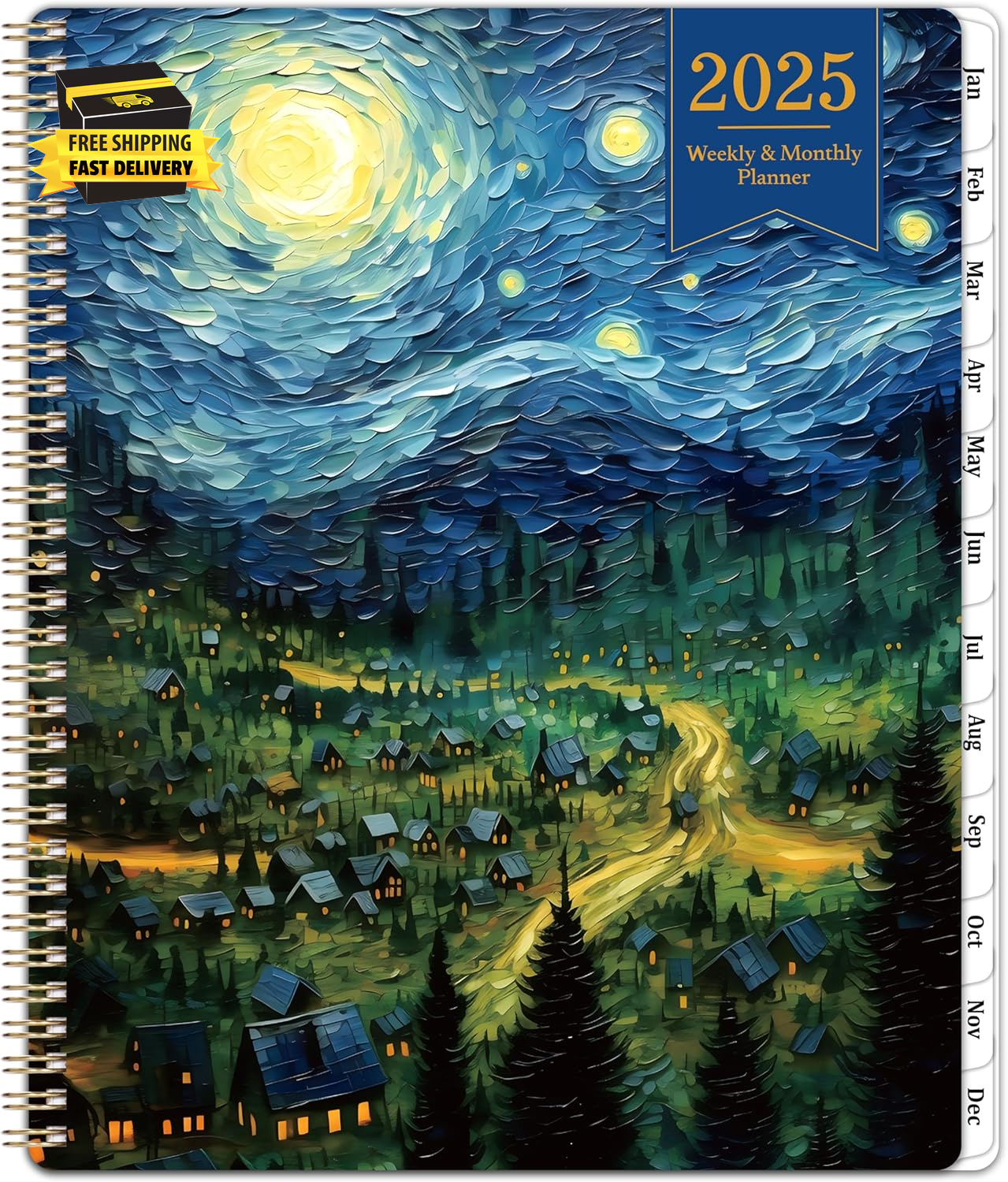 2025 Planner - Planner 2025, Jan 2025 - Dec 2025, 2025 Planner Weekly and Monthl