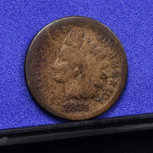 1875 Indian Cent - Good Details, Harsh Clean (#58183-K)