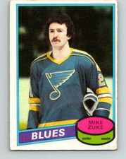 (HCW) 1980-81 O-Pee-Chee #209 Mike Zuke NHL RC Rookie St. Louis Blues  7966