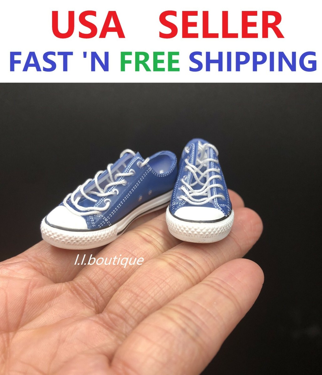 1/6 scale BLUE shoes sneakers Accessory for 12'' MALE Action