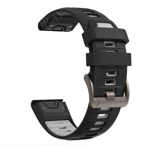 Quick Fit Strap For Garmin Fenix 8 E 7 7X 6 6S 6X 5X 5Plus 3 Silicone Watch Band - Picture 24 of 71