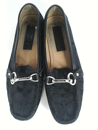 coach signature buckle loafer