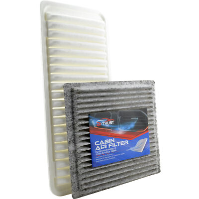 Combo Set Engine Cabin Air Filter for 2006-2007 Toyota Highlander Hybrid V6 3.3L