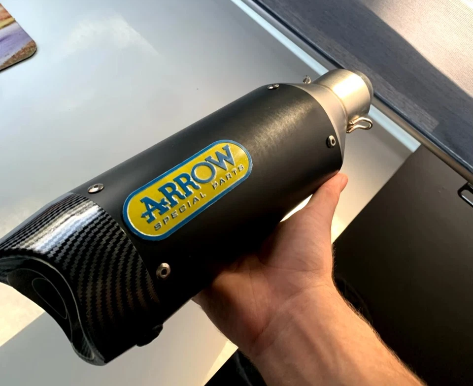 Terminale Scarico Arrow + DB Killer removibile - UNIVERSALE MOTO SCOOTER QUAD - Imagen 2 de 3