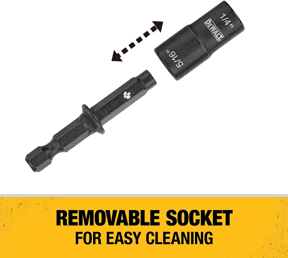 Dewalt DOUBLE ENDED NUT DRIVER IMPACT READY CLEANABLE 1/4In + 5/16 DWADEND14516 eBay