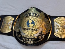 WWF Reggie Parks Dual Plated Winged Eagle Real Handmade Championship Belt WWE
