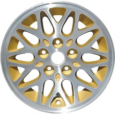09011 OEM Used 15x7 Aluminum Wheel Painted Gold Fits 1997-1999 Jeep Cherokee