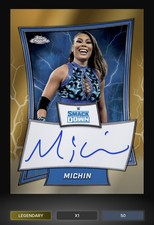 Topps Slam WWE Chrome Gold Signature Mia Yim Michin Legendary /50 {DIGITAL}