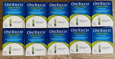 500Stk*OneTouch Select Plus Blutzuckerteststreifen NEU/OVP 04/2027 (10x50 Stk)