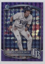 2025 Bowman Chrome Prospects Purple Geometric Refractor 166/250 Aidan Smith 6o3