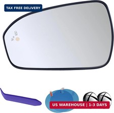 Driver Side Mirror Glass Compatible with Ford Fusion 2013-2021  Compatible with