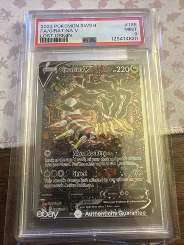 2022 Pokemon Lost Origin Giratina V Alternate Full Art #186/196 PSA 9 SWSH