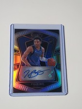 Panini Select 2020 Tyler Bey Mavericks Rookie RC Auto Silver Prizm NBA /249