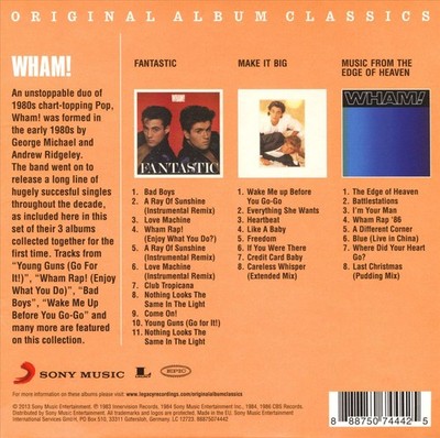 WHAM! - ORIGINAL ALBUM CLASSICS * NEW CD
