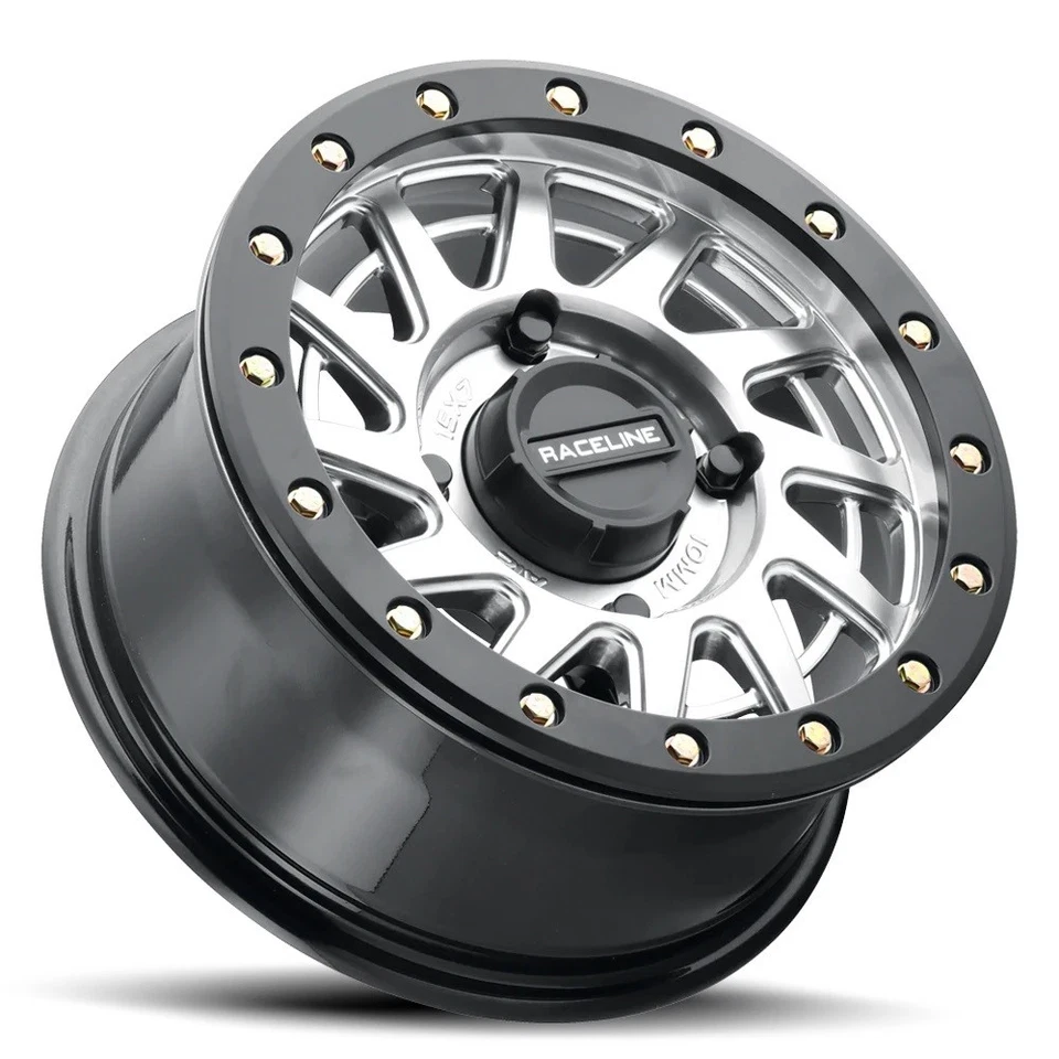 Rueda Raceline Squad Beadlock 15x7 ATV/UTV - Hyper Silver (4/156) +10 mm Foto 2 de 2