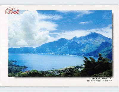 #ad Postcard Danau Batar Bali Bangil Regency Indonesia $6.99