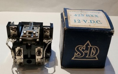 Vintage New In Box Mib Struthers Dunn 425 BXX 12VCD Dunco Relay Coil