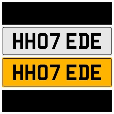 HOT EDDIE EDD EDY EDS EDI PRIVATE REGISTRATION CHERISHED NUMBER PLATE HH07 EDE