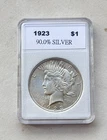 1923 $1 Peace Dollar Circulated 90% Silver - SEE VIDEO #1805