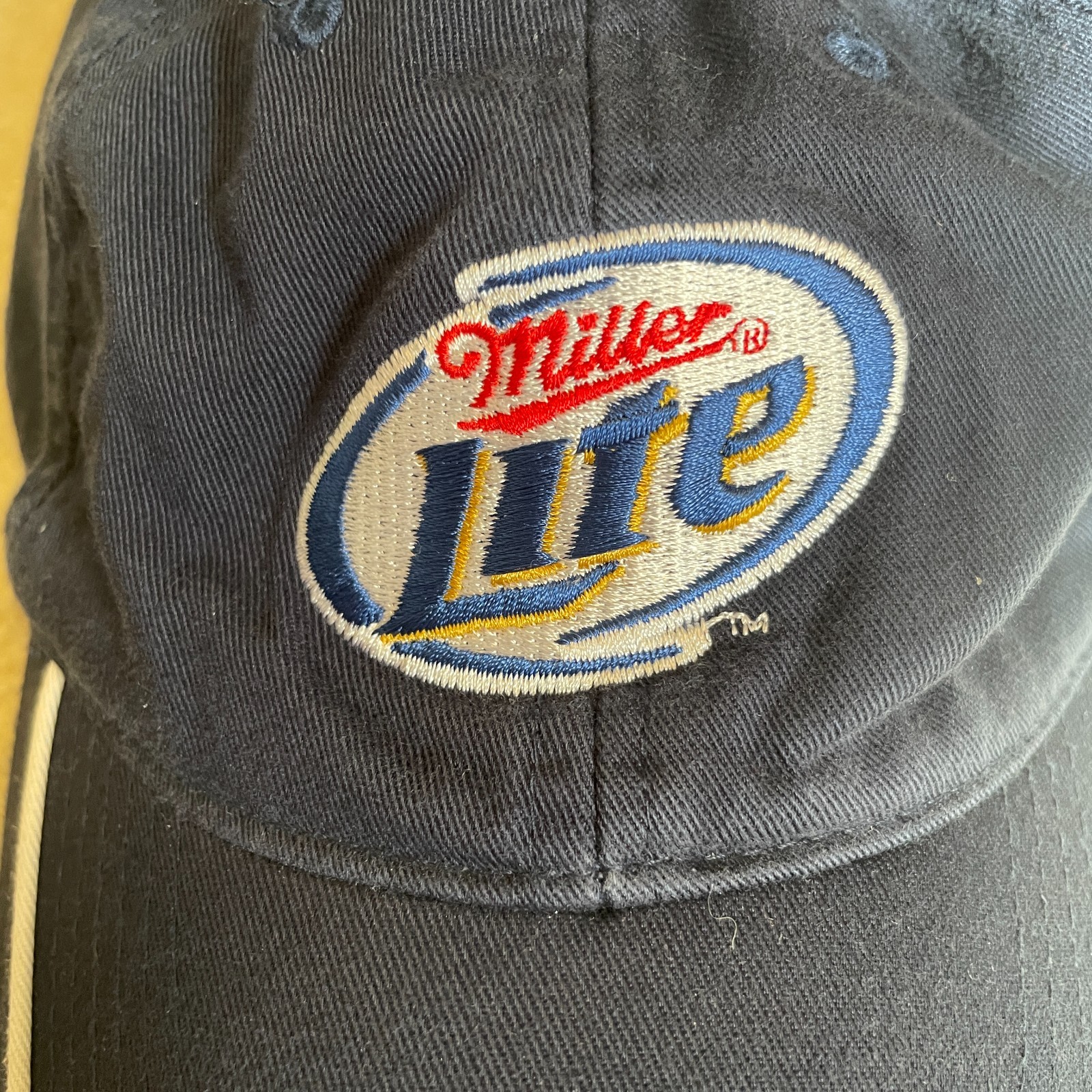 Miller Lite Adjustable Strapback Baseball Cap, Go… - image 3