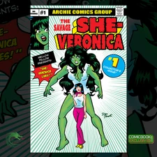 Betty & Veronica #40 Dan Parent SHE HULK Exclusive Variant /300 Archie Comics