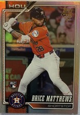 2026 Topps Series 1 - Brice Matthews #132 Rainbow Foil (RC)