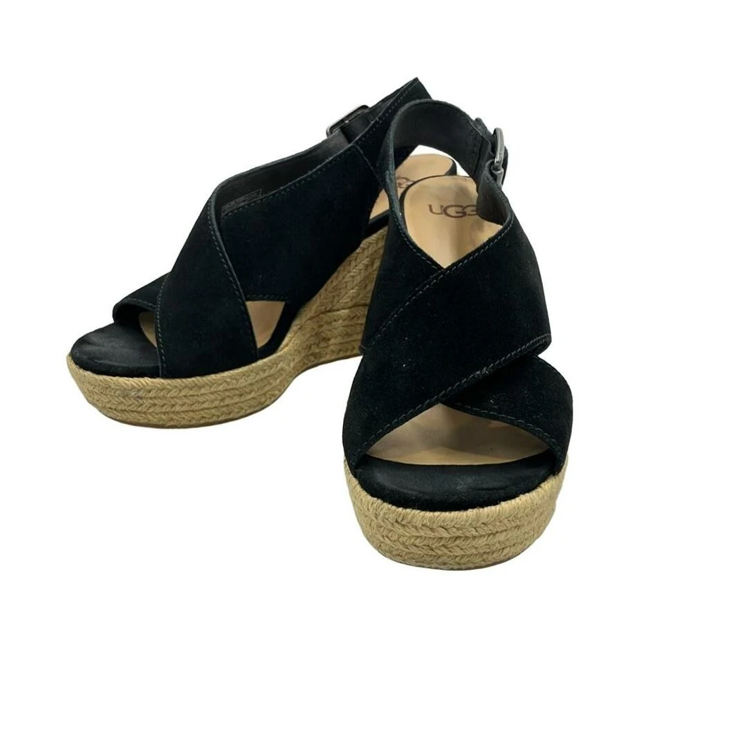 Sandali UGG suola zeppa 1019902 donna 24.0 dettagli danneggiati ・solette di superficie: a4a