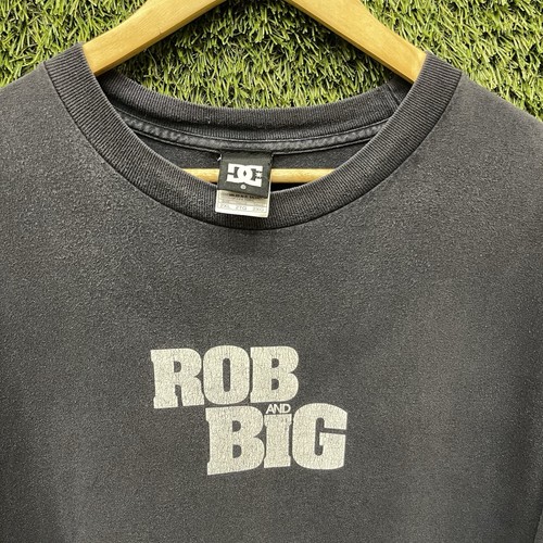 Vintage DC Shoes Co Mens 2XL Rob And Big MTV Show Promo Skate Graphic Tee Shirt - Picture 4 of 9