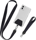 Takyu Cordon Téléphone Portable pour Clés 2 Pièces Sangle de Cou et Attache Poignet Lasso K