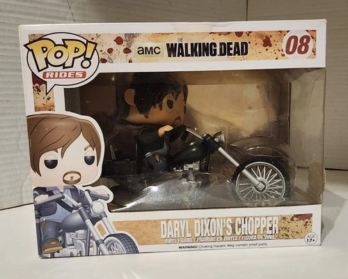 Funko Pop! The Walking Dead Daryl Dixon's Chopper #08 BOX DAMAGE