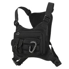 Sport Running Combat Chest Rig Bag Front Pouch Recon Kit Pack Protective Vest