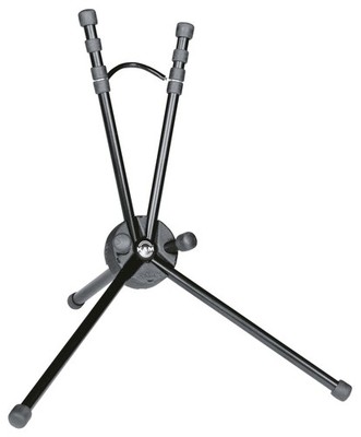 Es Alt Saxophon Ständer Saxxy K&M 14340 Stahl schwarz kompakt leicht